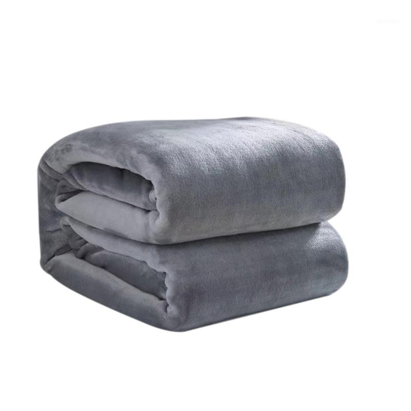 

Home fashion Woollen Blanket Solid Soft Living Room Bedroom Air Conditioning Bed Blankets for Sofa Bedding 70x100cm1