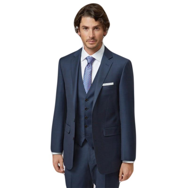 

2021 Three Pieces New Arrival Men Suits With Pants Blazer  Slim Fit Wedding Suit For Men (Jacket+Pant+Vest+Tie, Purple