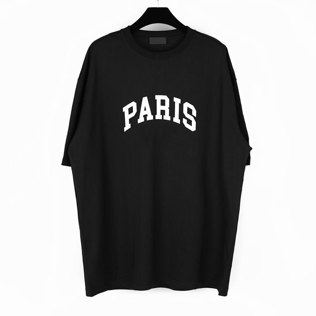 

2021ss spring and summer new high grade cotton printing short sleeve round neck panel T-Shirt Size: m-l-xl-xxl-xxxl Color: black white F4f7432D