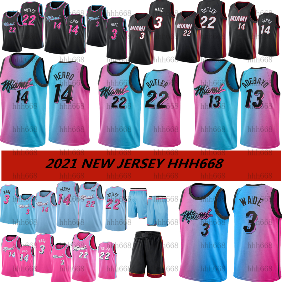 

NCAA Dwyane 3 Wade Jimmy 22 Butler Basketball Jersey Mnes Tyler 14 Herro Kendrick 25 Nunn City Swingman Edition Basketball Jerseys, Black;red