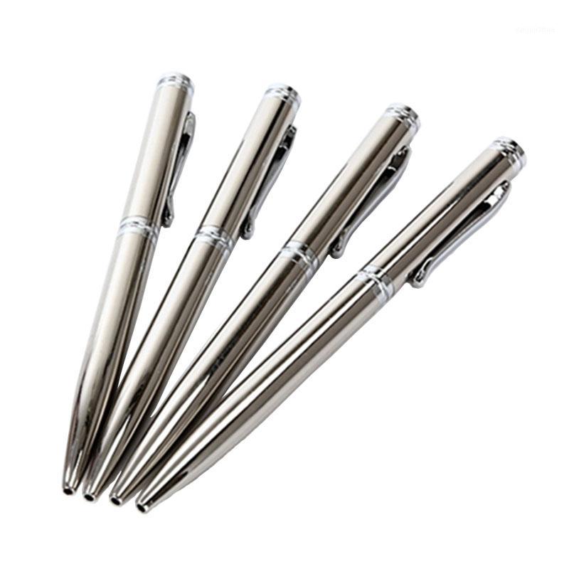 

BAIKINGIFT 1PCS/LOT Metal ball-point pen Cross gyration ballpoint pen The hotel gift The school office special metal1, Silver
