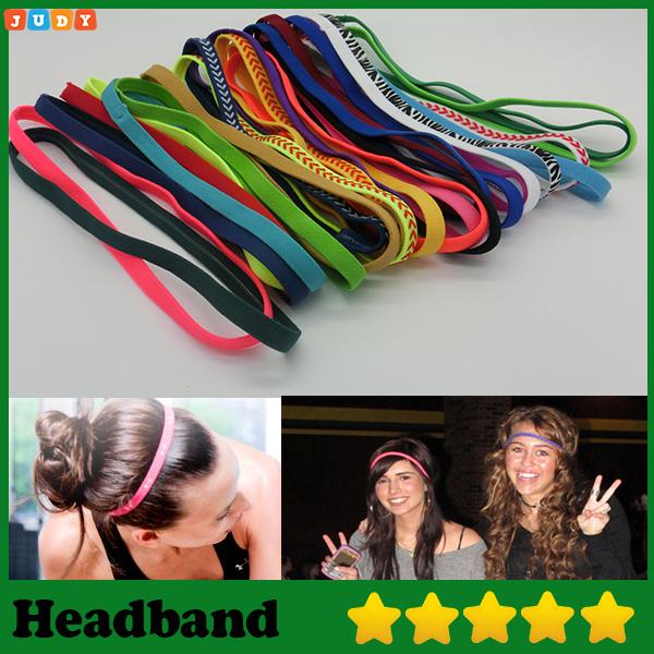 

2021 non slip headband sweatband yoga running sports, Red