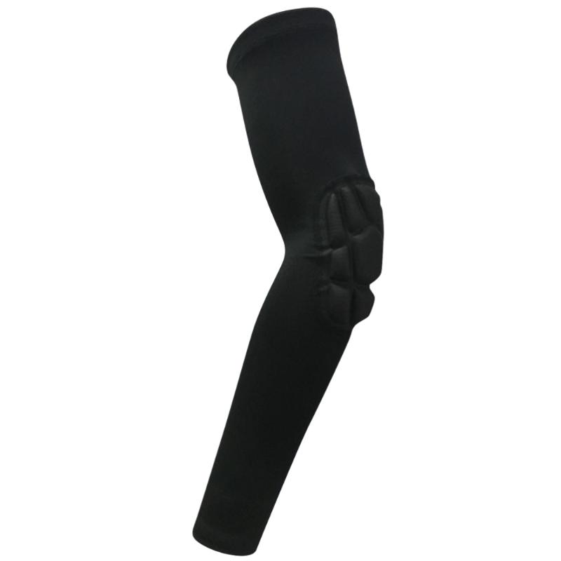 

1pc Sports Arm Sleeve Protective Elbow Sleeve Long Elbow Protector Riding Bike Sleeves for Outdoor Playing Basketball (M, Black, White