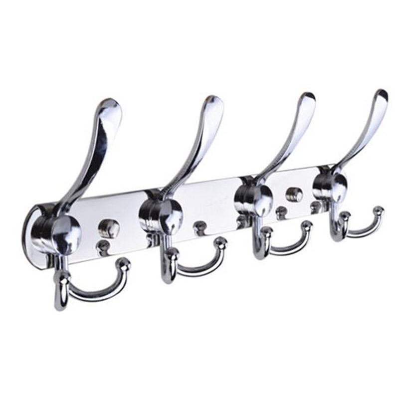

Coat Clothes Door Holder Rack Hook Wall Mounted Stainless Steel Hanger ZJM9327