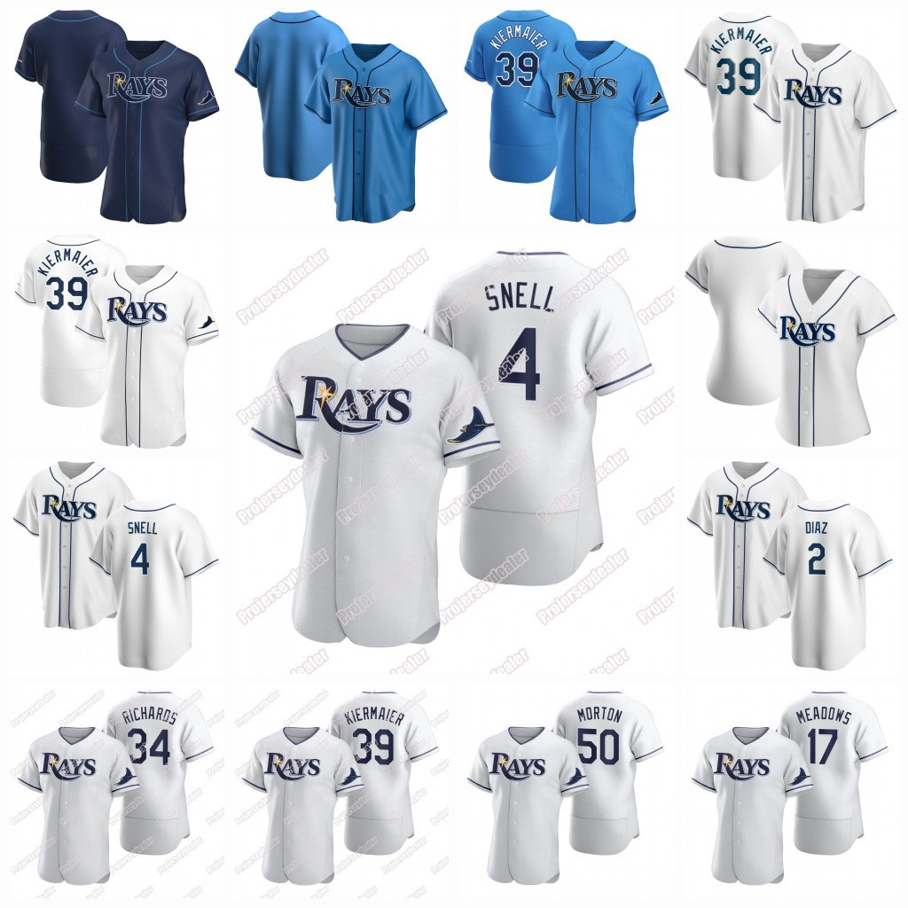 

Womens Kevin Kiermaier 2020 Tampa Bay Blake Snell Tyler Glasnow Mike Zunino Diego Castillo Michael Brosseau Perez Boggs Lowe Adames Jersey, Grey cool base mens s-3xl