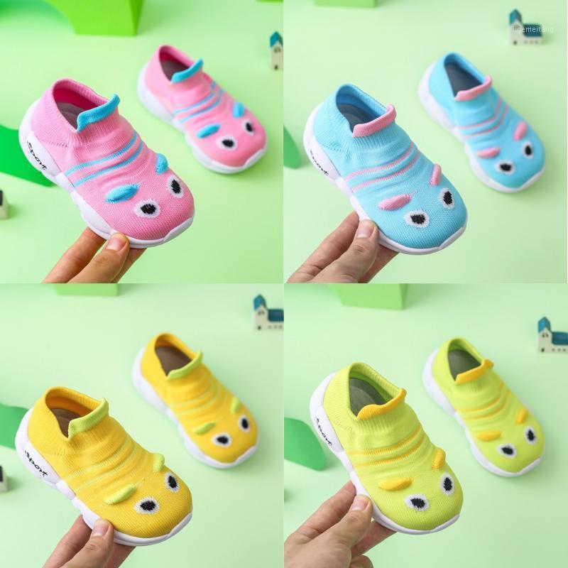 

2020 Toddler Infant Little Kids Baby Girls Boys Cartoon Cute Knitted Breathable Shoes Lovely Cartoon Anmial Baby Outdoor Shoes1, Pink