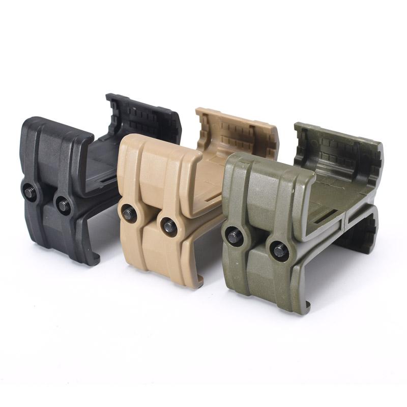 

Cycling Helmets Tactical Magazine Parallel Connector Mag Clip Black Mud Color With Wrench For Hunting Accessories