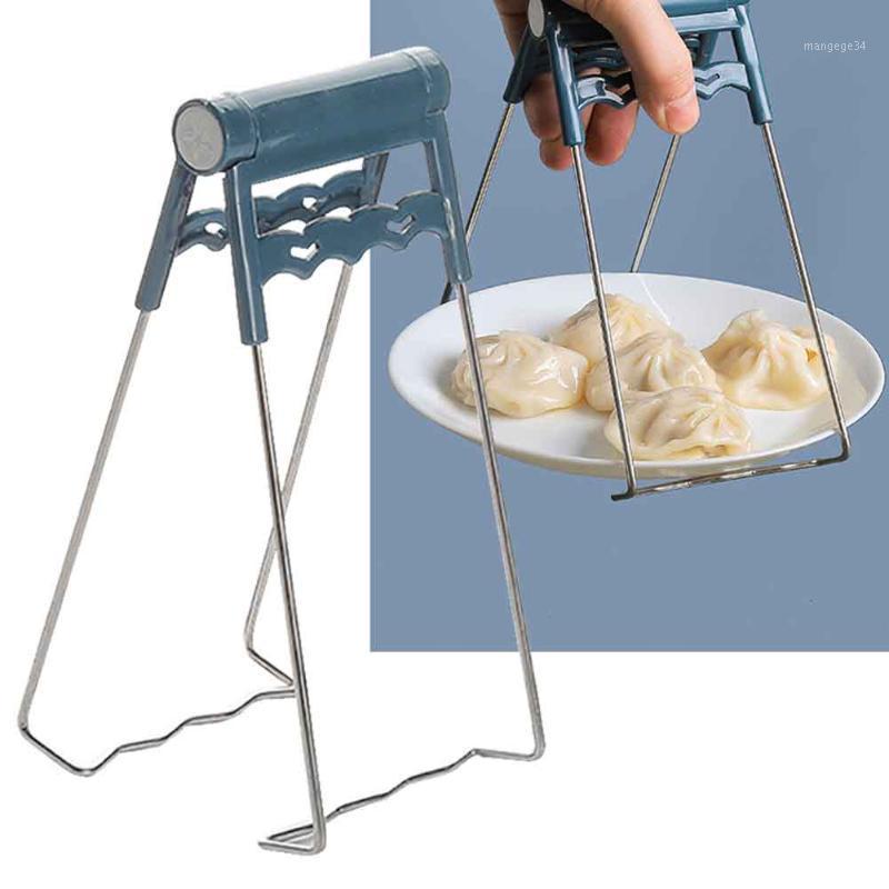 

Steamer Clamp Non Slip Dish Holder Restaurants Ergonomic Stainless Steel Hand Guard Bowl Clip Home Anti Scalding Kitchen Tool1