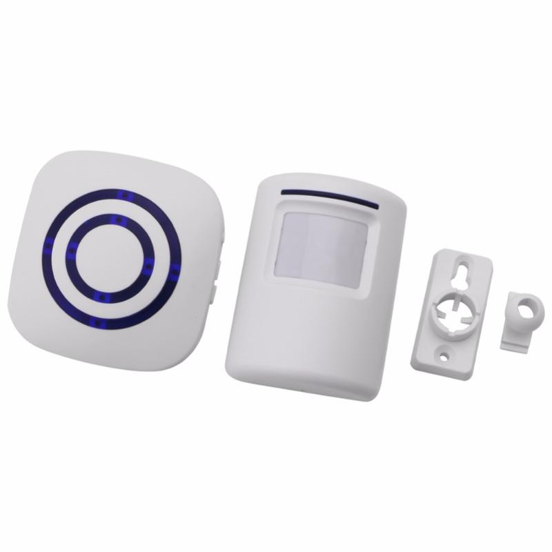 

Wireless Infrared Motion Sensor Door Security Bell Alarm Chime EU/US Plug