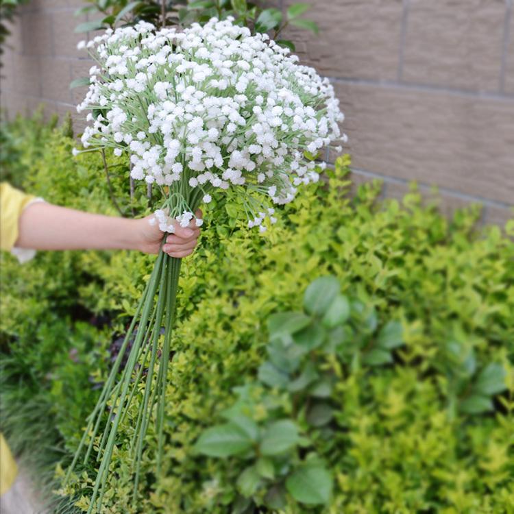 

2021 Free Shipping 20pcs/lot Babysbreath Mantianxing artificial flower bride holding flowers props