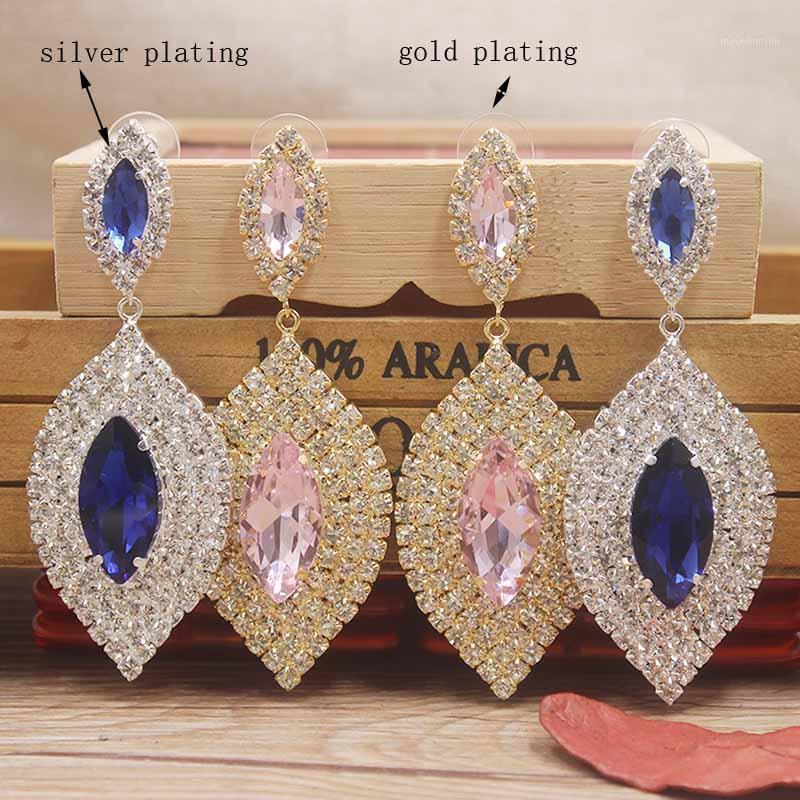 

Beauty Classical style Drop Earrings Bride Teardrop Shape Crystal Earrings Delicate Rhinestone Dangle Wedding Earring Jewelry1