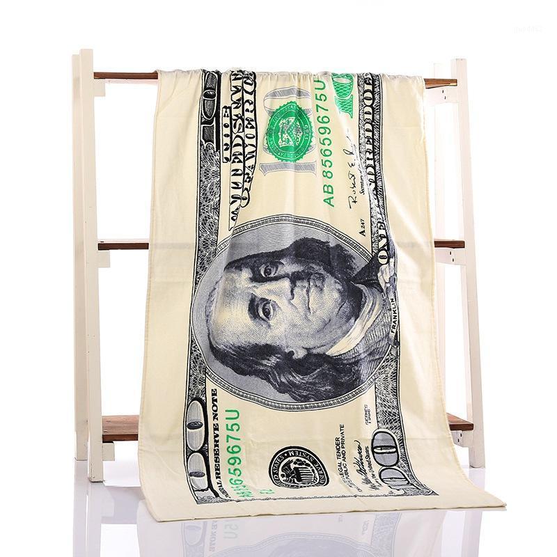 

Microfiber Polyester Beach Towel Vibrant Bright Color And Unique One Hundred Dollar Bill Exceptional Beach Bath Towel1, As pic