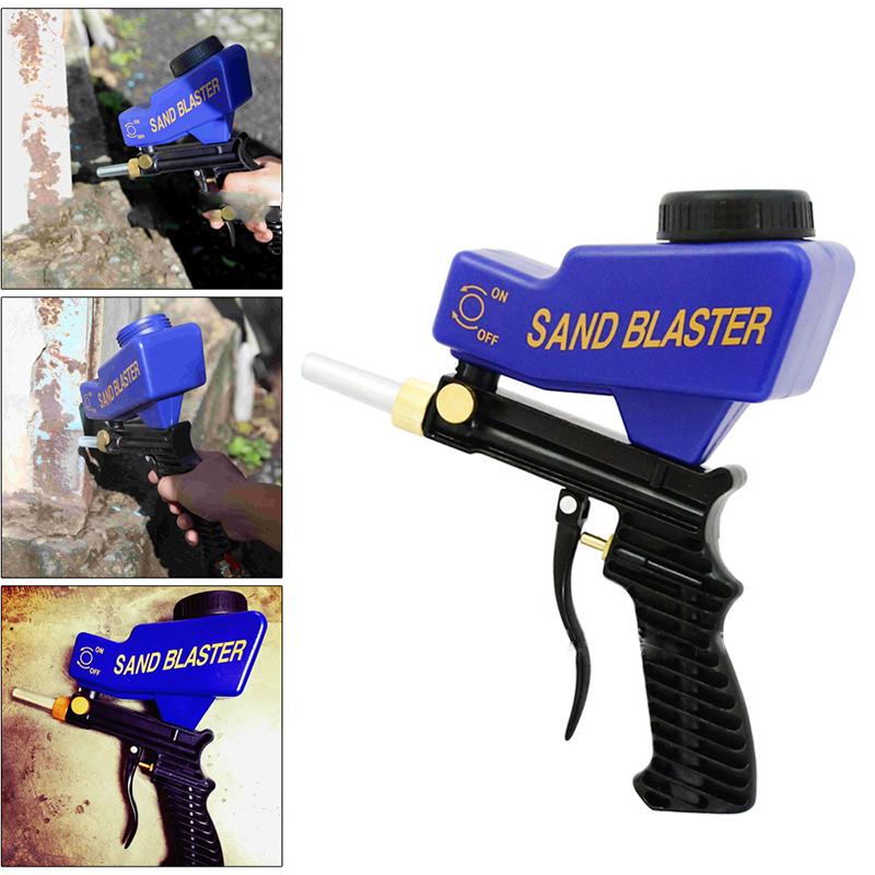

Portable Gravity Sandblasting Gun Handheld Pneumatic Sandblasting Set Anti-rust Sandblaster Small Machine