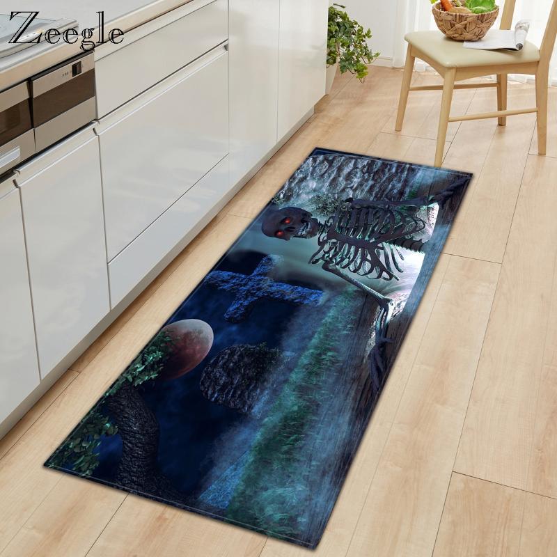 

Zeegle Halloween Home Decoration Carpet Modern Carpet for Living Room Non Slip Mat for Bathroom Kids room Water Absorption Rug, Ja36