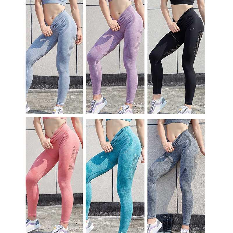 

Fitness High Waist Legging Tummy Control Seamless Energy Gymwear Workout Running Activewear Yoga Pant Hip Lifting Trainning Wear, Purple pants