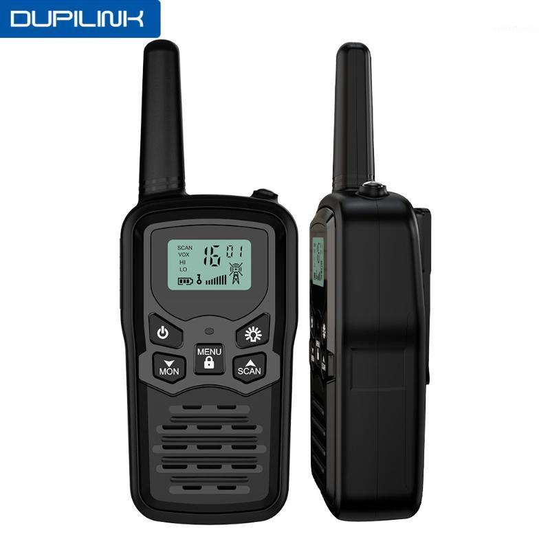 

DUPILINK 2Pcs walkie talkies transceiver walkie-talkie 5 Miles 22CH VOX LCD Two Way Radio portable radio transmitter1