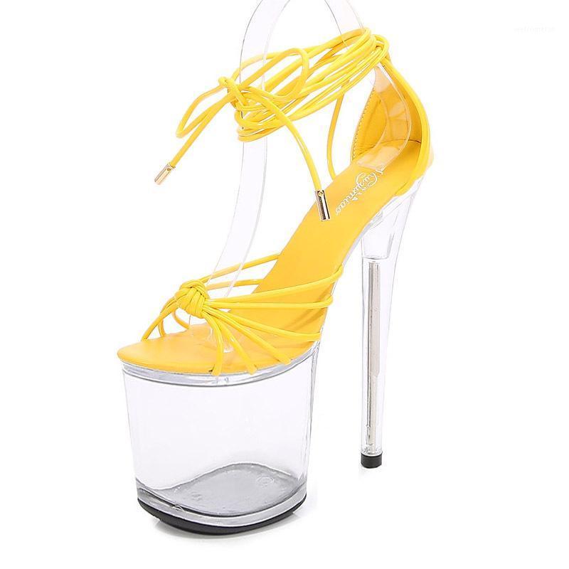 

Large size 34-43 sandals women pole dancing super high heel 20cm fish mouth shoes stilettos women sandals sexy nightclub1, Pink no flowers