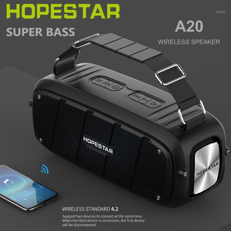 

HOPESTAR A20 Powerful Bass 55W Bluetooth Speaker Portable Column Big Power Subwoofer SuperBass System Music Center For Computer1