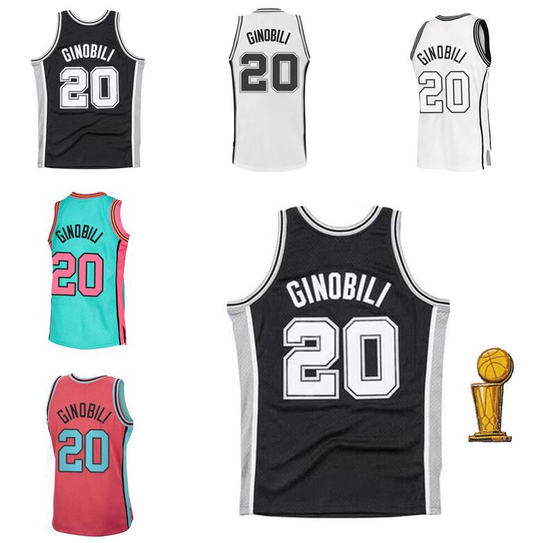 

Stitched classic retro jersey Manu Ginobili Mitchell & Ness 2002-03 Basketball jerseys Men Women Youth S-6XL, Stitched jersey