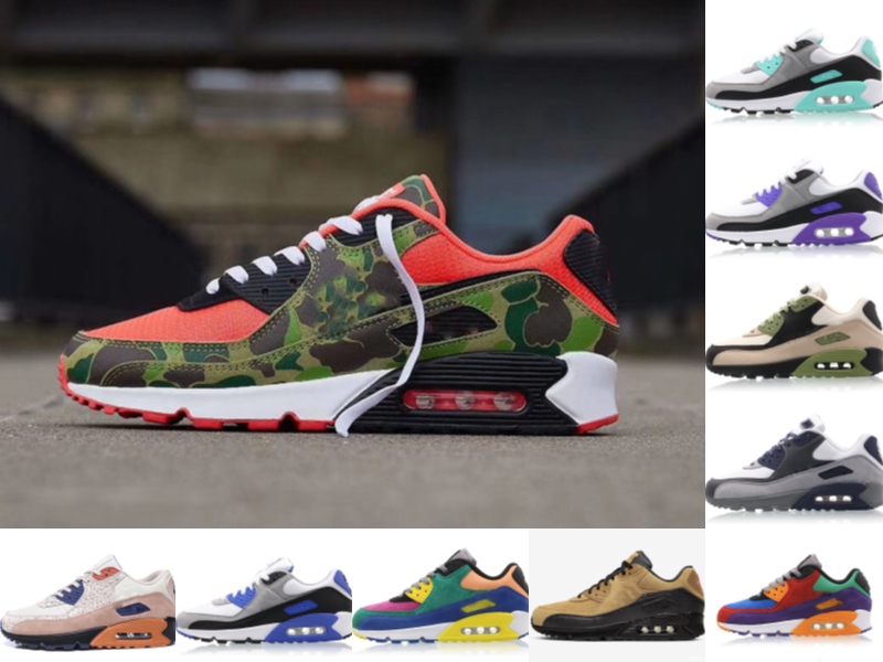 

high quality 90 running shoes 90s men women chaussures Camo UNC USA Volt Supernova triple white black mens trainers Outdoor Sports Sneakers