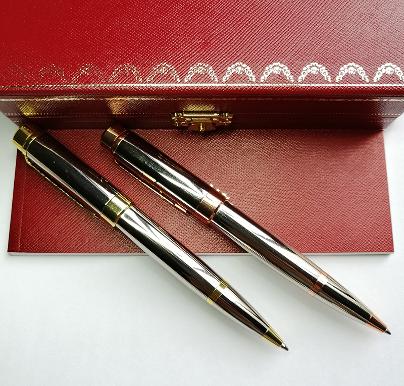 

New Pattern brand pen metal ballpoint pen red metal box as a gift ballpoint pen luxury office and school gifts, Customize