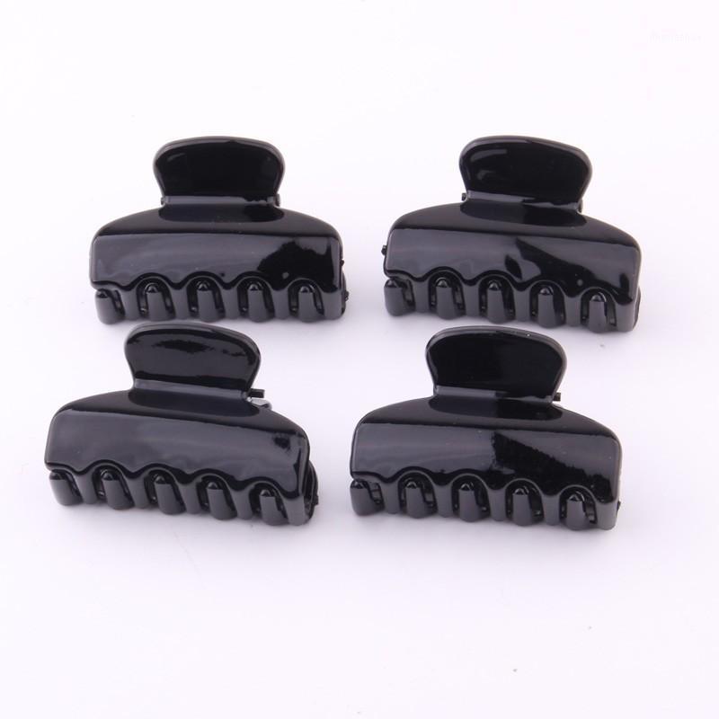 

4 PIECES/LOT 4.5cm New DIY Jewelry Plastic Butterfly Hair With Tines Hair Making Accessory Environmental Material ABS1, Black