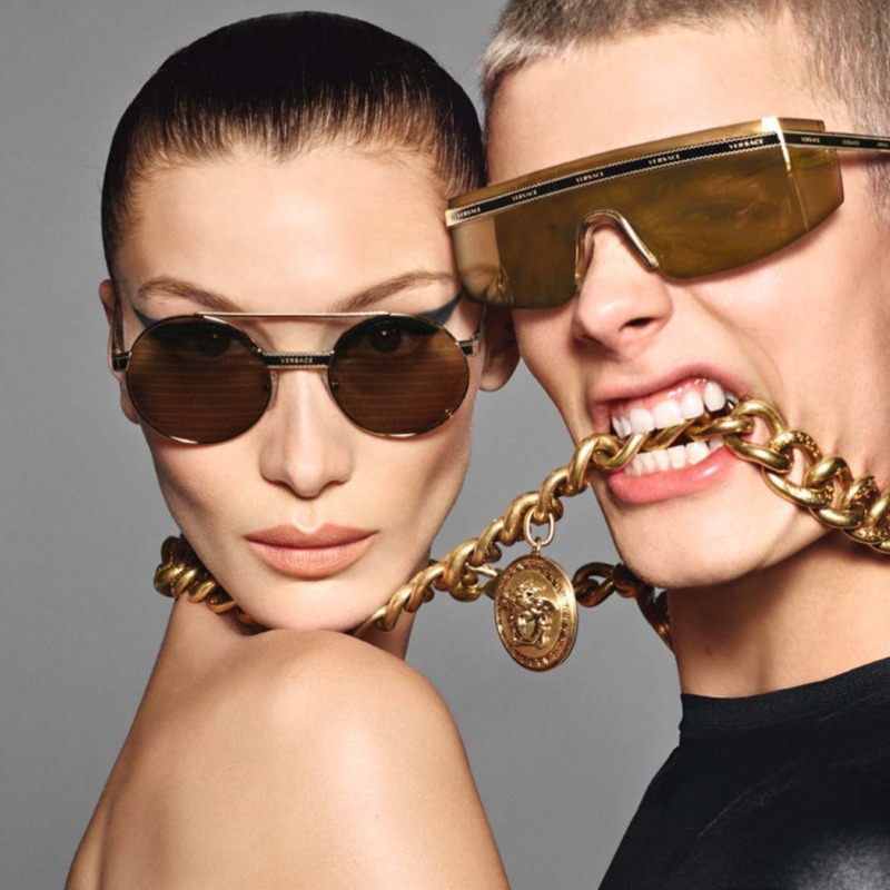 

Male Modern Retro Sunglasses Famale Mask Shape Integrated Mirror Fashion Glasses Metal Perspective Summer Lady Shading Lens