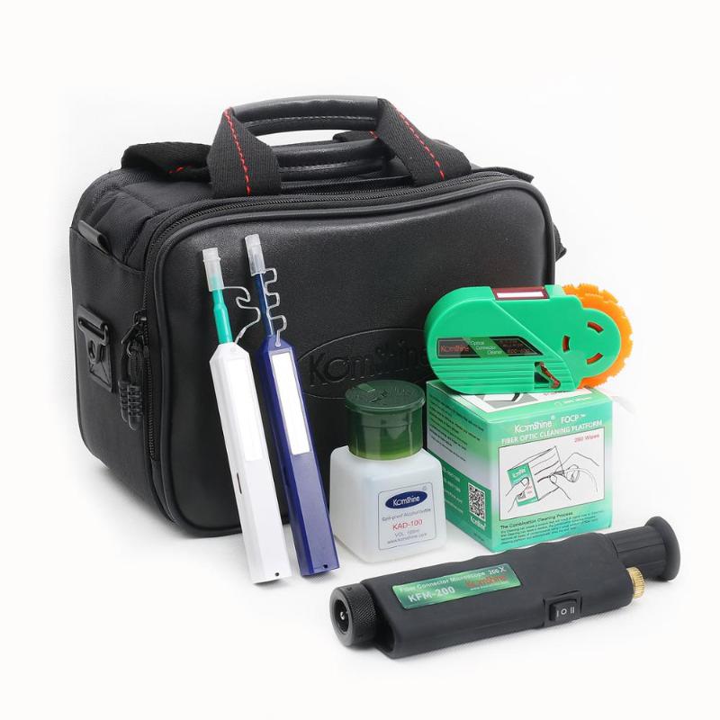 

Free Fedex Optical Fiber toolkit Komshine KCI-6E incl. Fiber Optic Microscope+2.5/1.25 mm FC/SC/ST/LC Pen type cleaner