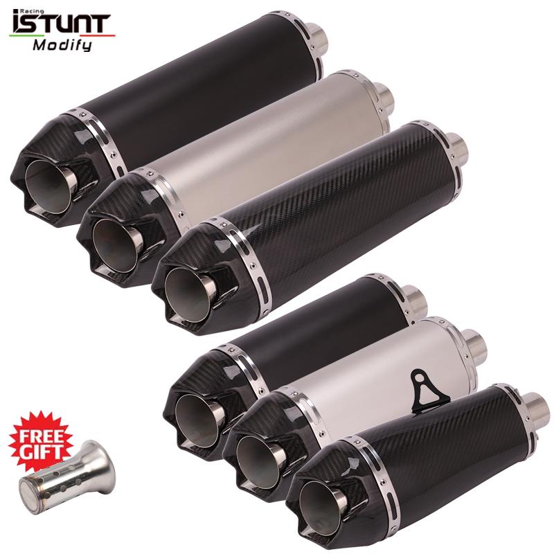 

51mm Universal Motorcycle Exhaust Pipe Motocross Scooter DB Killer Muffler Escape Moto For XMax RC390 R3 R25 CBR650 R6 AK550