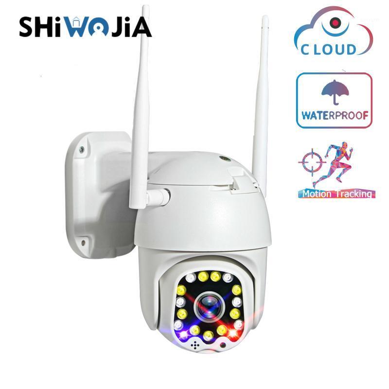 

SHIWOJIA Outdoor 1080P PTZ IP Camera WiFi Wireless Auto Tracking Dome Camera Security Waterproof Surveillance Two way audio1