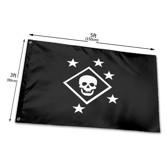 

Black and White MARSOC Ma-Rine Ra-iders Flag 3x5ft 150x90cm Printing Polyester Club Team Sports Indoor With 2 Brass Grommets,Free Shipping