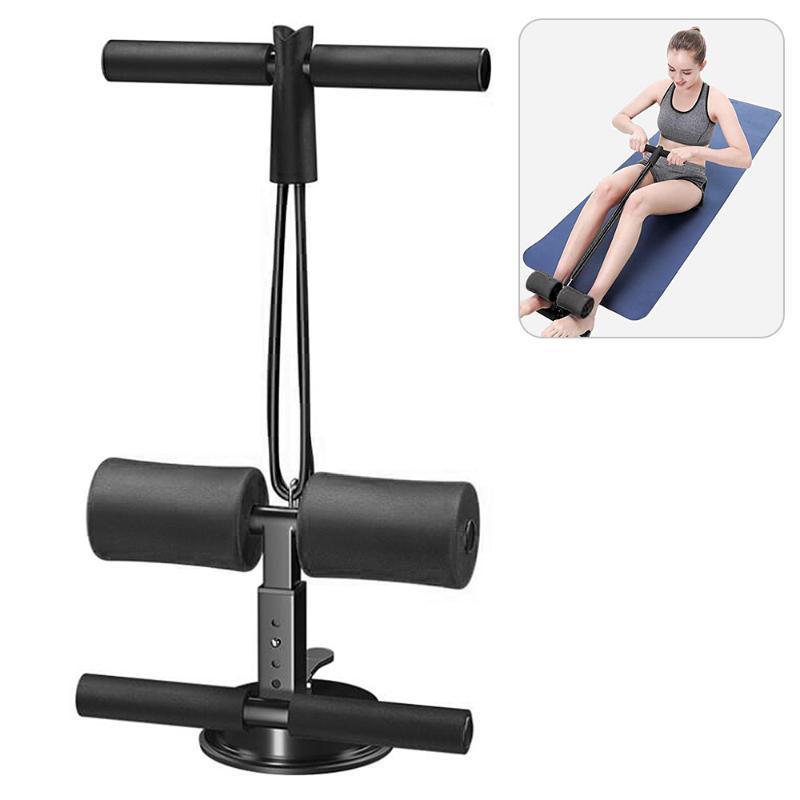 

Portable Suction Sit Up Bar Elastic Tension Rope 4 Adjustable Height Push Up Trainer Muscle Training Equipment elasticos fitness1