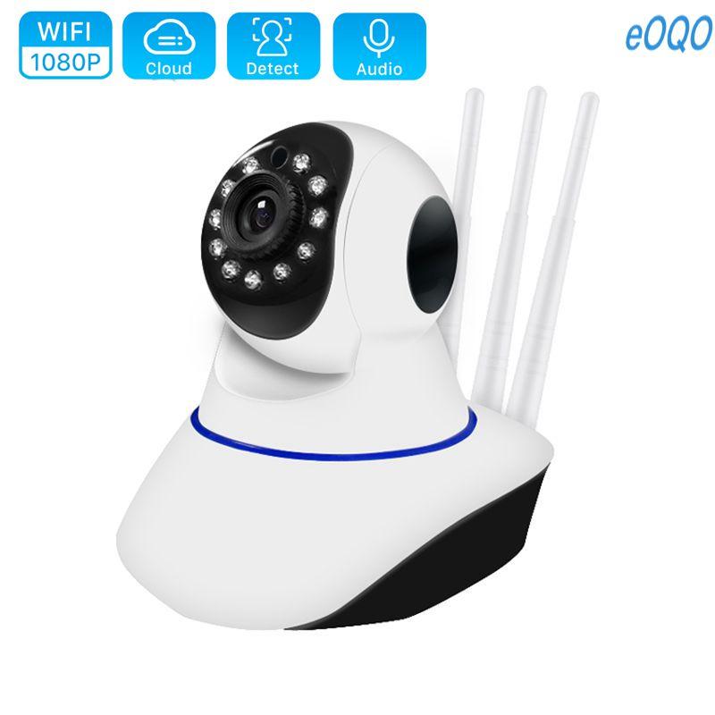 

720P 1080P Home Security IP Camera Dual Antenna WiFi Camera Audio Record 360 degrees Baby Monitor HD Mini IP