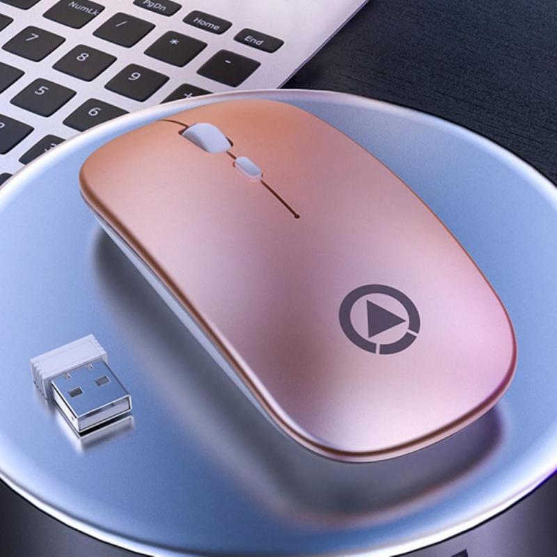 

Wireless Mouse Silent Computer Mouse 1600 DPI Ergonomic Mause Noiseless Sound USB PC Mice Mute Wireless Mice for Laptop