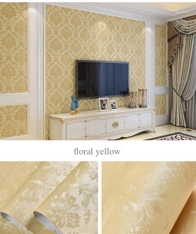 

PVC peel and stick wallpaper rose embossed 3D floral stickers home decoration wall improvement kids study living bed room1, Green