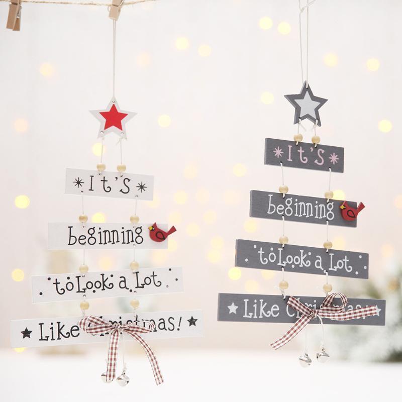 

Christmas Christmas Decorations Tree Ornament Patterned Hanging Accessories Supplies decorations for home Hot 20201