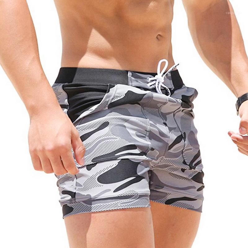 

Fashion Summer Men' Beach Casual Shorts Swimming Trunks Quick drying Drawstring Fitness Workout Loose Camouflage Sports Shorts1