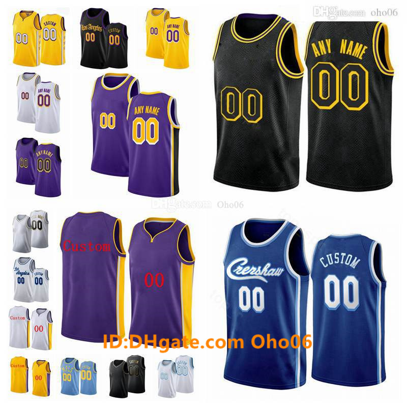 

Custom Los Angeleses Jersey Men Women Kid 4 Caruso 23 3 Davis 0 Kuzma 2 Bell 17 Smith 39 Howard 14 Green 9 Rondo Bradley Basketball Jerseys, With all sign