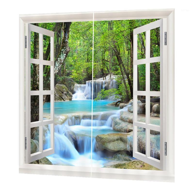 

FJ37 Fashion Blackout Elegant Living Room Bedroom Decorative Curtains1, Multi