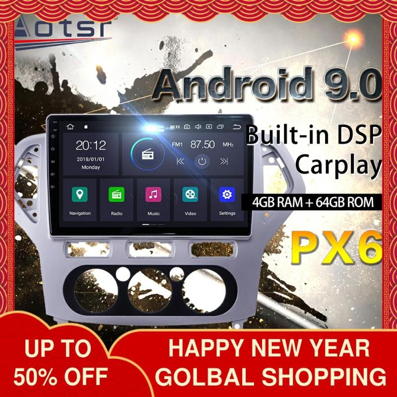 

For mondeo 4 2007-2010 Car Multimedia Radio Player Stereo Android 9.0 DSP 10 inch IPS Screen Audio Navi BT WIFI head unit car dvd