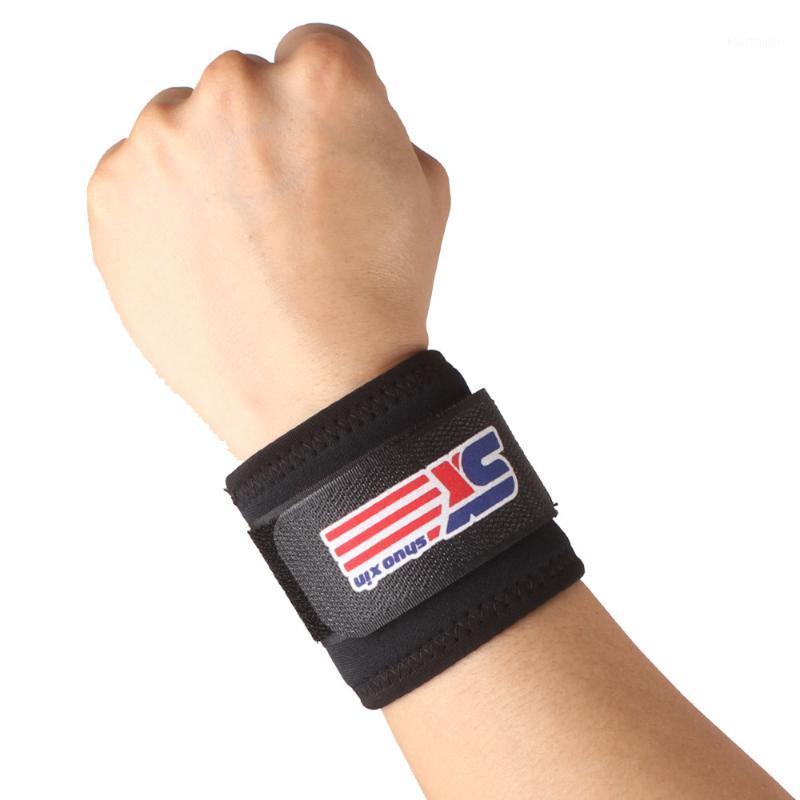 

2 PCS Adjustable Elastic Stretchy Wrist Support Tenis Tennis Sports Breathable Wristband Fitness Wrist Wraps Joint Brace Band1, Black