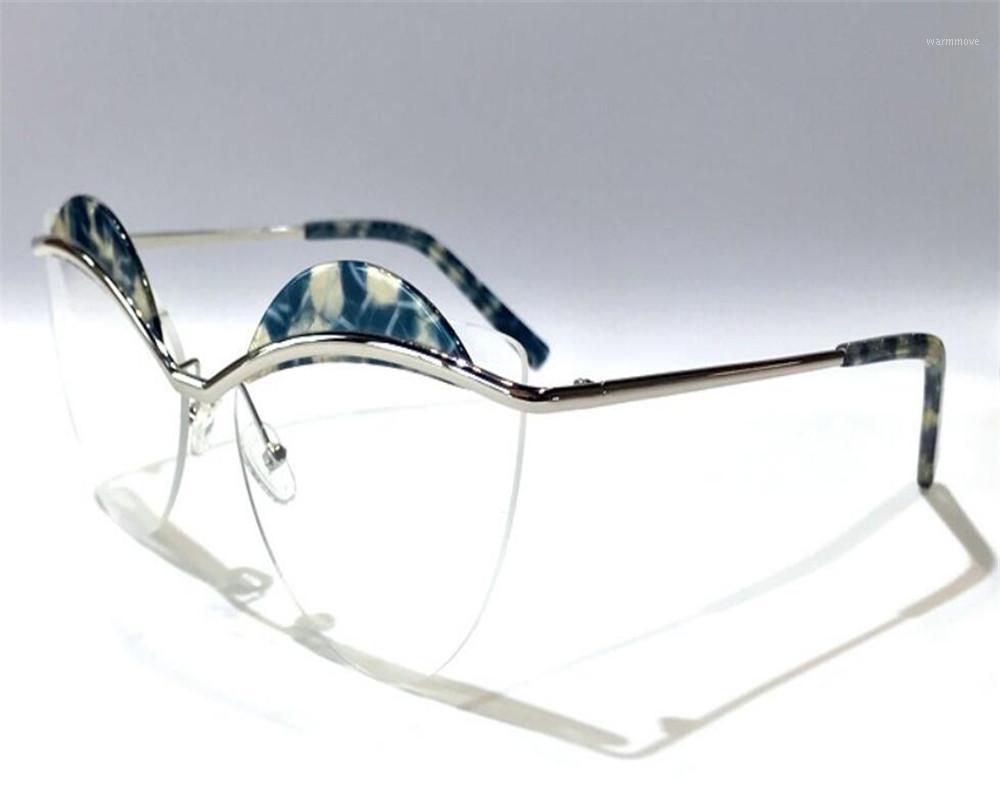 

MONGOTEN Rimless New Design Fashion Alloy Progressive Multi-focal Lens Eyewear Frame Silver Gold See Near Far Reading Eyeglasses1