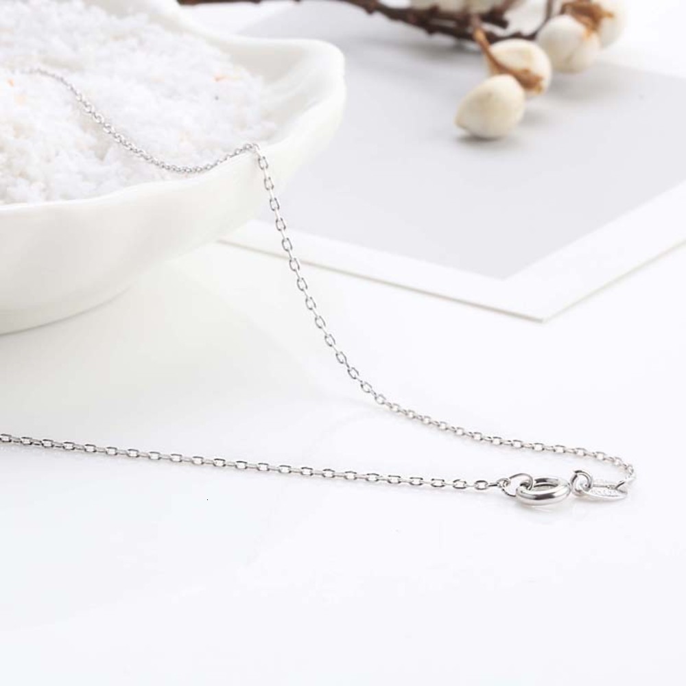 

Luxurys Designers Fashion Simple jewelry silver clasp Necklace Korean clavicle chain o word cross female chain pendant accessories