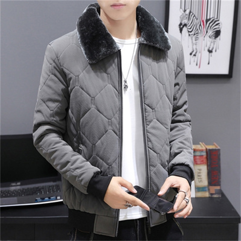 

Masculino-acolchoado 2021 New Outono Inverno Novo Fino Puro Curta Algodo-acolchoado Casuais Juventude Masculino 0CHG, Black