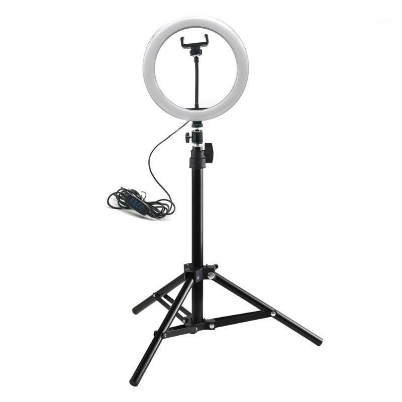 

Photography Lighting Ring Light Stand Studio Adjustable Light Stand Camera Photo Tripod With 1/4 Screw Head for Makeup Video1
