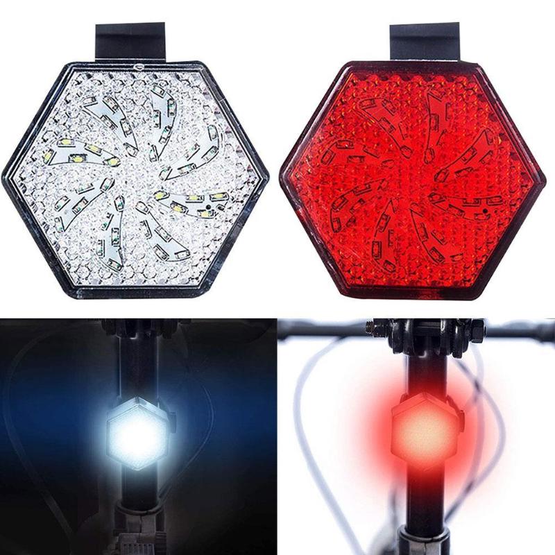 

Smart Bike Tail light Bicycle Spotlight USB Rechargeable Waterproof Warning Lamp Night Riding Safety Rear Light
