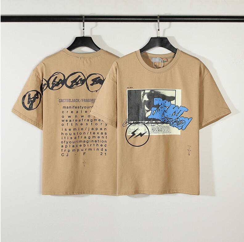 

Travis Scott Cactus Jack KAWS T Shirt for men women summer short sleeve t-shirt