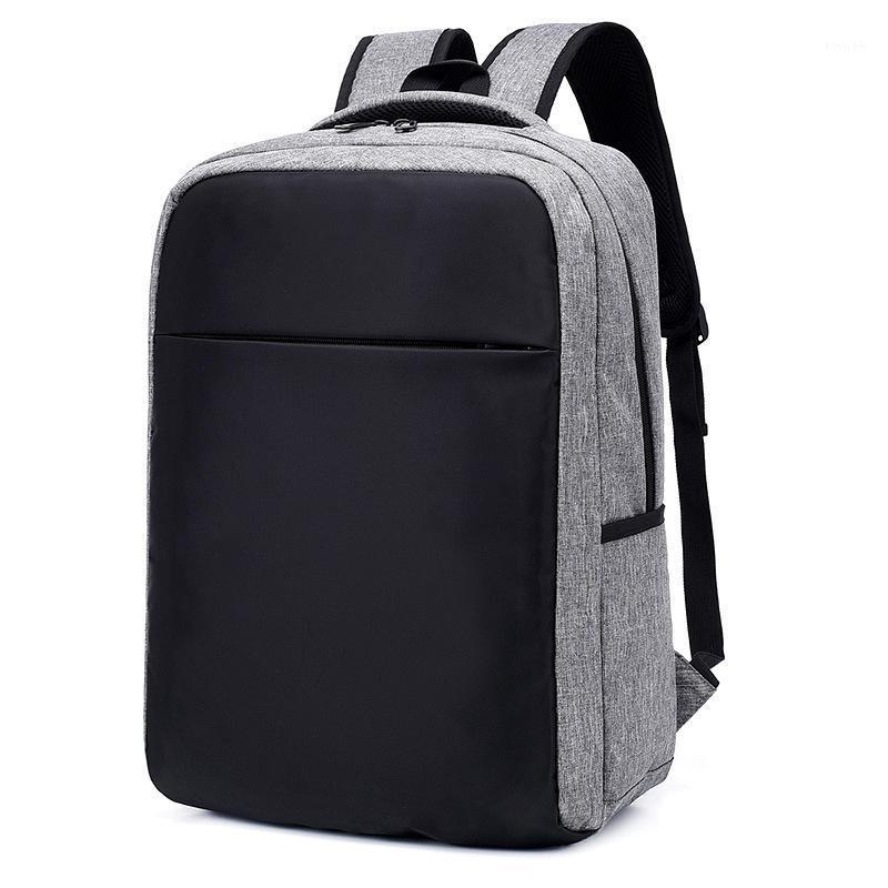 

2020 new business computer bag large capacity backpack men and women junior high school student bag1, Black
