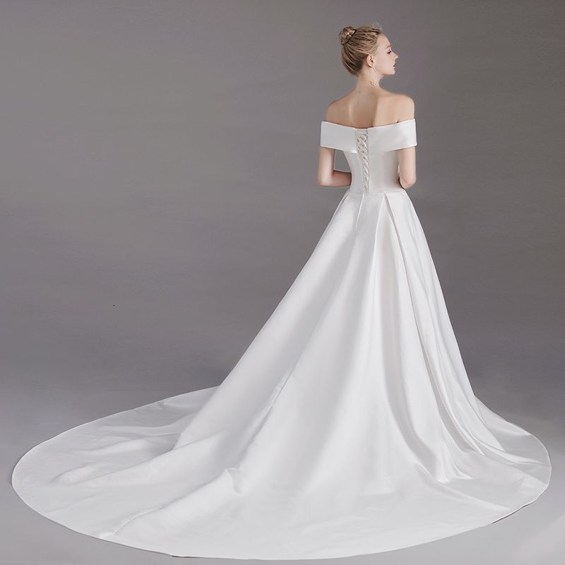

2021 New Dress, Wedding Dress 8QTD, Ivory white