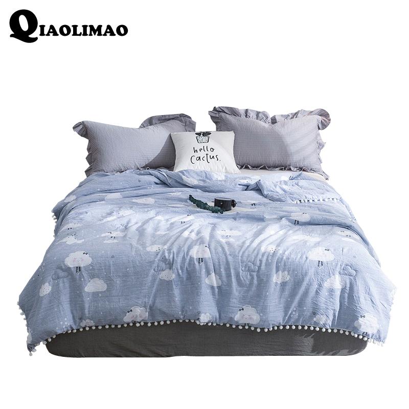 

New 100 Polyester Water Wash Ball US Creases Quilted Cover Printed Summer Quilt High Quality Home Bed Supply 200x230cm 180x210cm, Vip-yhsxmxb-axs